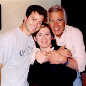 Farnaz Samiinia and John McCook at The Bold and The Beautiful production office 2006