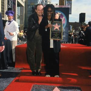 Brian Edwards and Whoopi Goldberg  Hollywood Walk Of Fame 13 November 2001 Hollywood CA