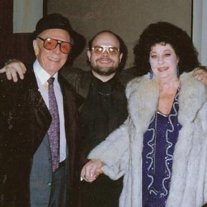 Thomas R Bond II with friends director George Sidney and actress Virginia OBrien at the MGM 75th Anniversary