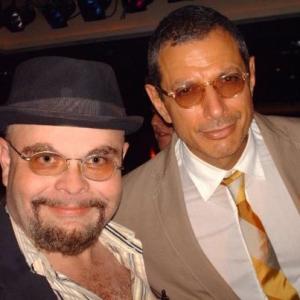 Thomas R. Bond II and friend Jeff Goldblum
