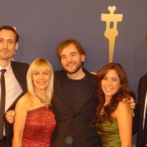 Cast of Son of the Sunshine at the 32nd Annual Genie Awards- Ryan Ward, Joanne Nordstrom, Shantelle Canzanese,Nick Werhem, Jordan Duarte