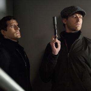 Still of Henry Cavill and Armie Hammer in Snipas is UNCLE 2015