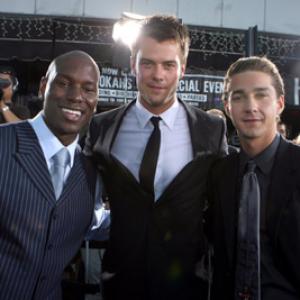 Josh Duhamel Shia LaBeouf and Tyrese Gibson at event of Transformers 2007