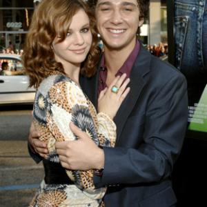Shia LaBeouf and Amber Tamblyn at event of The Sisterhood of the Traveling Pants 2005
