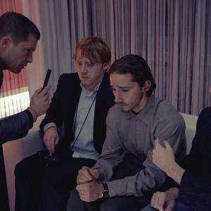 Still of Til Schweiger, James Buckley, Rupert Grint and Shia LaBeouf in The Necessary Death of Charlie Countryman (2013)