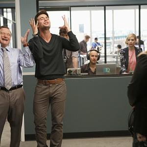 Still of Robin Williams and James Wolk in The Crazy Ones 2013