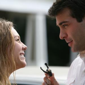 Still of James Wolk and Eloise Mumford in Lone Star (2010)