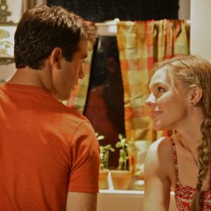 Still of James Wolk and Eloise Mumford in Lone Star 2010