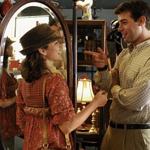 Still of Sarah Drew and James Wolk in Front of the Class (2008)