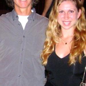 Katie with Jay Roach at USC Charlie Bartlett prescreening