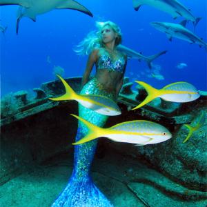Hannah Mermaid shooting in the Bahamas