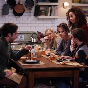 Still of Teri Polo, Sherri Saum, Maia Mitchell, David Lambert and Hayden Byerly in The Fosters (2013)