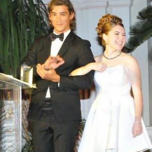 Annabelle Roberts and actor Brenton Thwaites at the 5th annual EurocinemaHawaii International Film Festival awards
