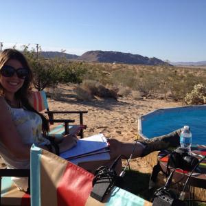 Filming of Exposed @ Kate's Lazy Desert