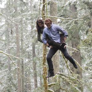 Working on Twilight doubling Robert Pattinson. Hanging in the air with Helena Barrett.