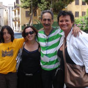 A SICILIAN ODYSSEY Director Jenna Maria Constantine with friends in Palermo, Sicily
