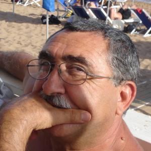 Vito, featured in A SICILIAN ODYSSEY, relaxing at Jojo's by the Sea Selinunte, Sicily