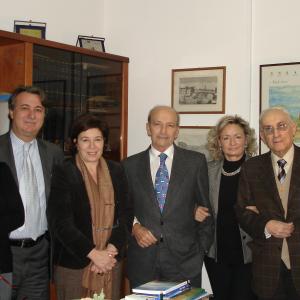 A SICILIAN ODYSSEY on location in the Office of the President of Ce.FO.P in Palermo, Sicily, featured in A SICILIAN ODYSSEY