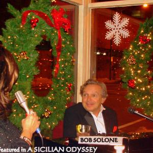 BOB SOLONE as the piano player at the bar in A SICILIAN ODYSSEY