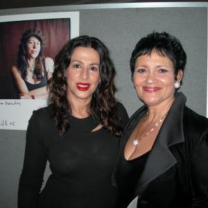 Awardwinning Director Jenna Constantine with Best Actress Nominee Maria Mercedes at the Cyprus International Film Festival 2006