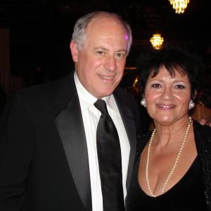Filmmaker Jenna Constantine with newly-elected Illinois Lt. Governor Pat Quinn at the Illinois Governor's Inaugural Ball in Springfield, Illinois.