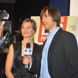Producers Maggie McCollester and Hamish McCollester at L.A. premiere of indie comedy feature Jason's Big Problem.