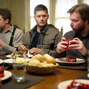 Supernatural- Matt Hamilton, Jensen Ackles and Adam Lolacher