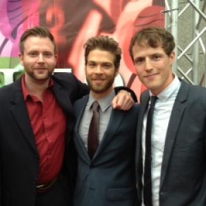 Adam Lolacher, Juan Riedinger and Andrew Halliwell at the 2013 Leo Awards