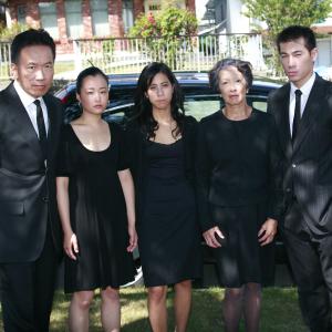 Cast of Misplaced L to R Simon Leung Diana Bang Krista Jang Edwina Shuster Owen Kwong