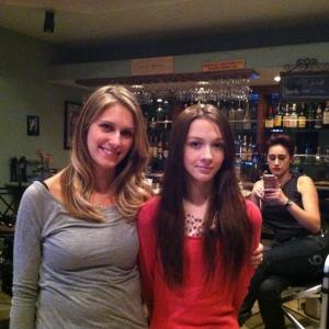 MaryJessica Pitts on the set of Life Grows On as Melissa with Director Alyson Andrews