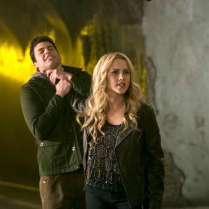 Still of Claire Holt and Steven Krueger in The Originals 2013