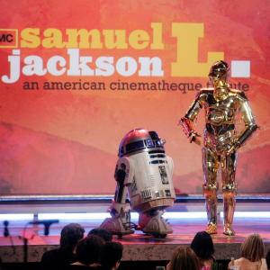 Still of Chris F. Bartlett as C-3PO for the 23rd Annual American Cinematheque Award Ceremony Honoring Samuel L. Jackson - The Beverly Hilton Hotel - Beverly Hills, CA. USA