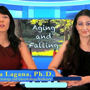 Dr Luciana and her guest speaker on the Dr Luciana Show  Aging and Falling