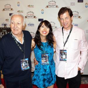 Luciana Lagana Michael Par and Robert Loggia at the screening of the feature film Big Fat Stone at the Action on Film International Film Festival on 82514