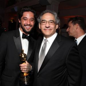 Ryan Bingham and Stephen Gilula at event of The 82nd Annual Academy Awards 2010
