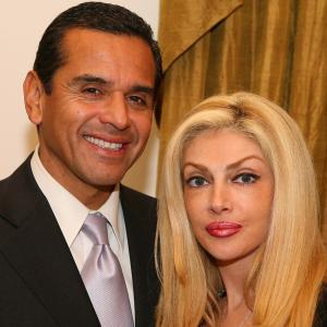 Antonio Villaraigosa Mayor of Los Angeles California with Anita khalatbari