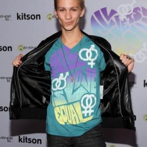 WEST HOLLYWOOD CA  NOVEMBER 18 Actor Tye Olson arrives at the All Love Is Equal launch party at Kitson Melrose on November 18 2009 in West Hollywood California