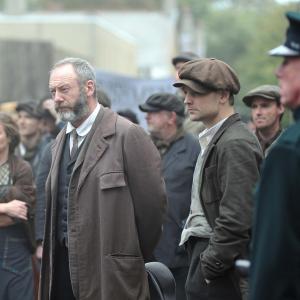 Liam Cunningham and Jonathan Harden in Titanic Blood and Steel 2011