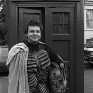 John Frank Rosenblum as Vanir on the set of Doctor Who Dimensions In Time Elstree
