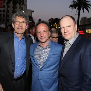 Louis DEsposito Kevin Feige and Alan Horn at event of Kersytojai 2 2015