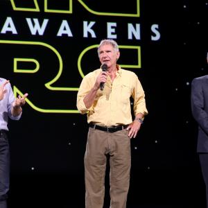 Harrison Ford JJ Abrams and Alan Horn