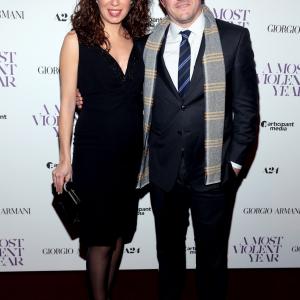 Neal Dodson and Anna Gerb at event of A Most Violent Year 2014