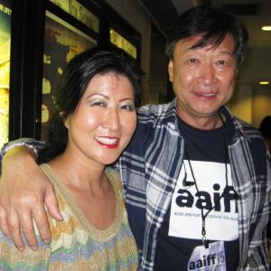 Lil Rhee with actor Tzi Ma