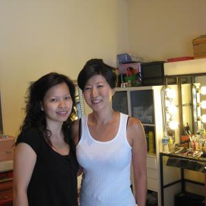 Lil Rhee as Princess Der Ling with Aggie Cheng, Make Up Artist