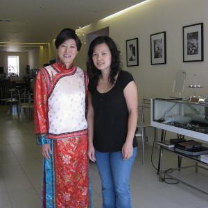 Lil Rhee as Chinese Princess der Ling with Make Up Artist and Hair Stylist, Aggie Cheng
