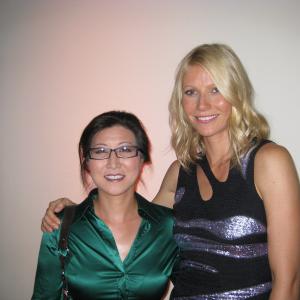 Lil Rhee with a famous blonde at a charity event