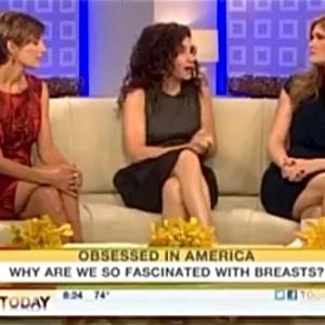 Natalia Reagan anthropologist is a guest on the TODAY Show talking about the obsession with breasts in Amercia