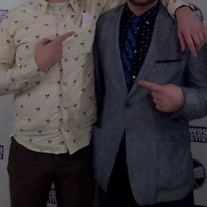 Cory Jacob with Troy Murray at the Lion premiere at Hollywood Reel Independent Film Festival