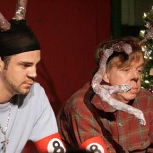 Cory Jacob as Comet and Jeff Vernon as Donnor in Actors Acting UP!s production of The 8 Reindeer Monologues Directed by Cory Jacob