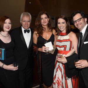 Jennifer Dorian, Alex Trebek, Ben Mankiewicz and Genevieve McGillicuddy